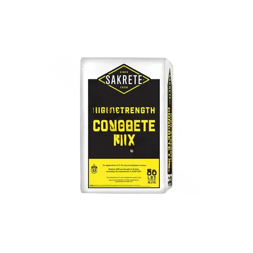 80 Lb Sakrete High Strength Concrete Mix Gray