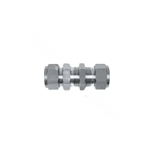 1/4" 316 Stainless Steel Bulkhead- Union Let-lok Ends