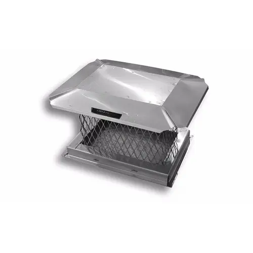 16" X 20" Stainless Steel Square Chimney Cap With 5/8 Mesh 16" X 20" Stainless Steel Square Chimney Cap With 5/8 Mesh