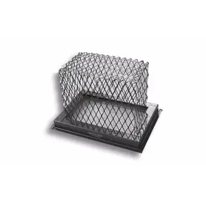 Chim-A-Lator 352024 20" X 24" Black Galvanized Steel Spark Arrestor With 5/8" Mesh
