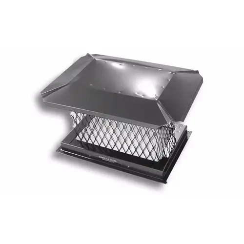 16" X 20" Black Galvanized California Chimney Cap