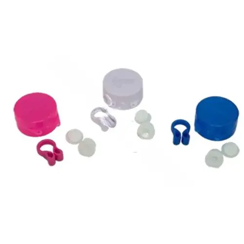 Ear Plugs and Nose Clip Assorted Rubber Assorted