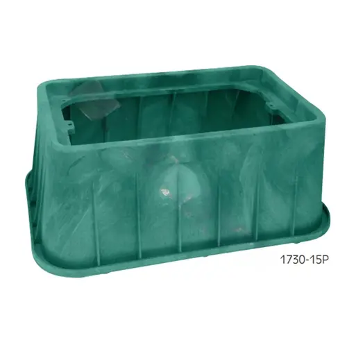 Series 1730 32.25" X 19.5" X 15" Green Utility Box With Cover Series 1730 32.25" X 19.5" X 15" Green Utility Box With Cover