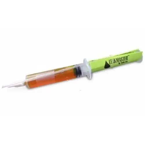 Leak Finder Pre-Filled Dye Test Syringe w/Flexible Nozzle Leak Finder Pre-Filled Dye Test Syringe w/Flexible Nozzle