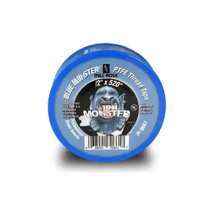 Mill Rose 70661 Thread Seal Tape Blue Monster Blue 1/2" W X 520" L Blue