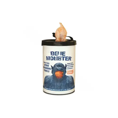 9" X 12" Citrus Scrubbing Towels, 75 Count