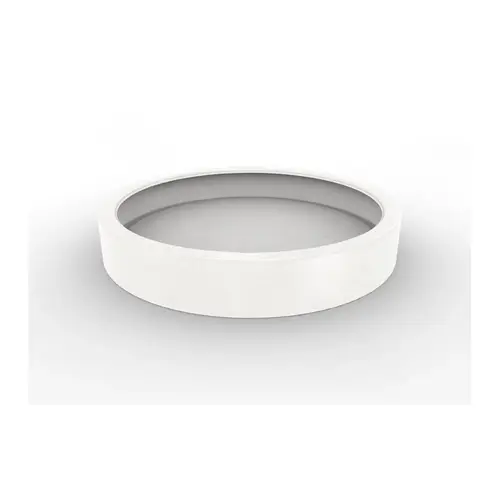 White Granite Tray For Splash Series Wide Ripple Planter