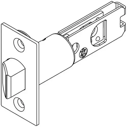 2-3/4" UL Wide Face Springlatch Antique Nickel Finish 2-3/4" UL Wide Face Springlatch Antique Nickel Finish