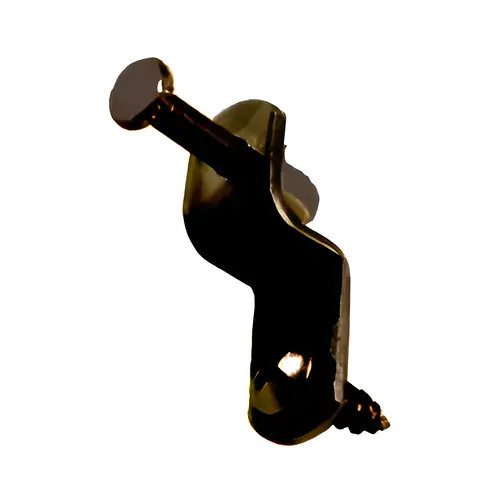 Architectural Pull 1-1/4" Glass Door Mirror Clip, Bronze Architectural Pull 1-1/4" Glass Door Mirror Clip, Bronze