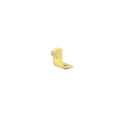 Shelf Support w/5mm Pin Bright Brass Shelf Support w/5mm Pin Bright Brass