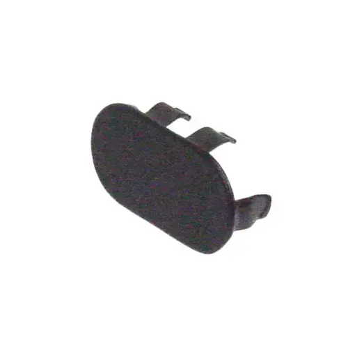 Closet Rod End Cap, Oval Steel, Oil Rubbed Bronze