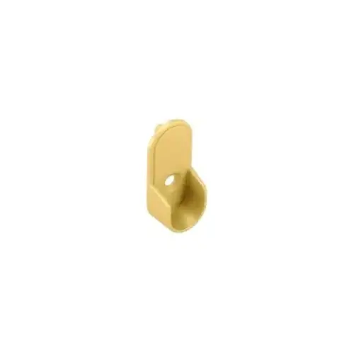 Oval flange with two mounting pins, satin brass Oval flange with two mounting pins, satin brass