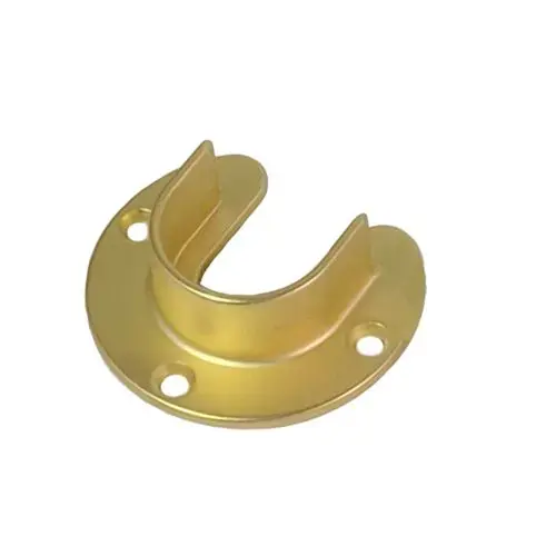 Open flange for 1-1/4' and 1-5/16 tubing, satin brass Open flange for 1-1/4' and 1-5/16 tubing, satin brass