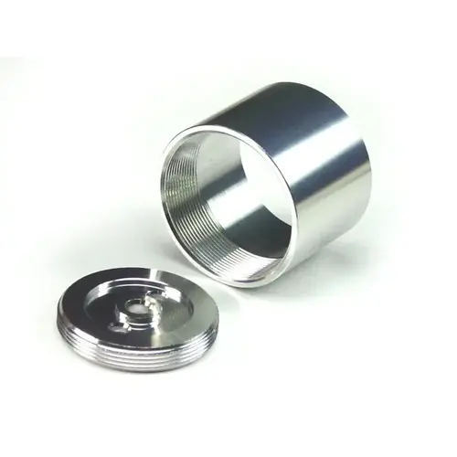Cylinder Flange for 1-1/16" tubing, polished chrome