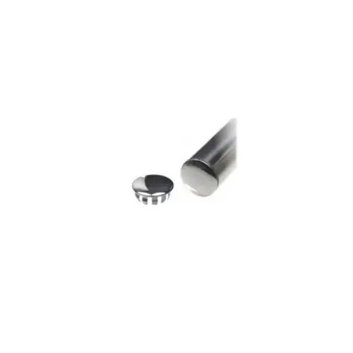1-5/16" Closet rod end cap, polished stainless steel