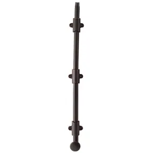 Emtek 8514US10B 24" Surface Bolt with 3 Strikes Oil Rubbed Bronze Finish