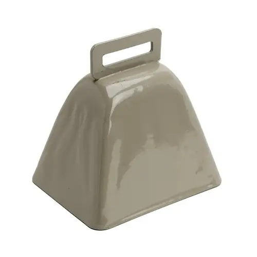 Cow Bell, 10LD Bell, Metal, Cream