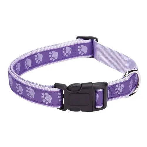 Dog Collar, 18 to 26 in L Collar, 1 in W Collar, Nylon, Purple Dog Collar, 18 to 26 in L Collar, 1 in W Collar, Nylon, Purple