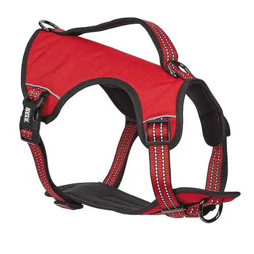 Reflective Nylon Pet Harness, Red, Medium, 18-30 inch Girth Reflective Nylon Pet Harness, Red, Medium, 18-30 inch Girth