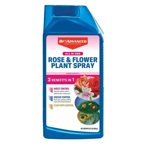 All-In-One Rose and Flower Spray Concentrate, Spray Application, 32 oz Bottle All-In-One Rose and Flower Spray Concentrate, Spray Application, 32 oz Bottle