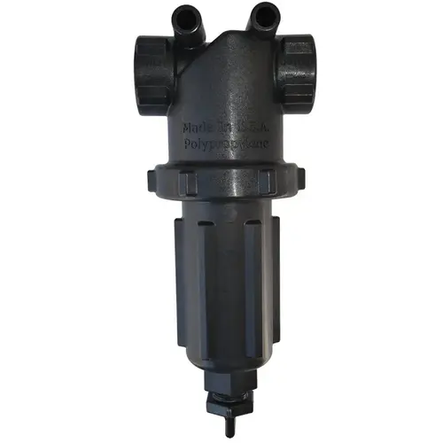 LST150-50 T-Strainer with Screen, 5-1/4 in W, 50 Mesh, EPDM/Polypropylene/Stainless Steel, Black LST150-50 T-Strainer with Screen, 5-1/4 in W, 50 Mesh, EPDM/Polypropylene/Stainless Steel, Black