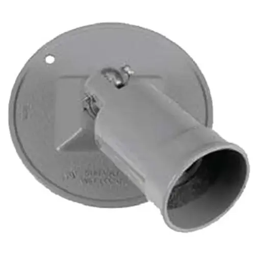 Lamp Holder, Metal Housing Material, Gray