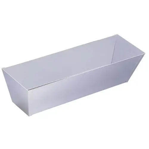 Mud Pan, 14-1/2 in L Bottom, Stainless Steel Mud Pan, 14-1/2 in L Bottom, Stainless Steel