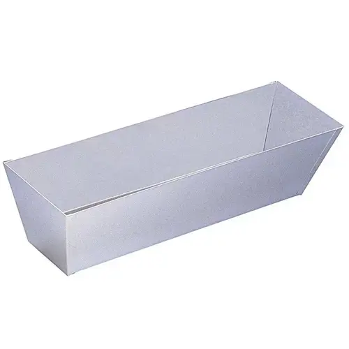 Mud Pan, 12-1/2 in L Bottom, Stainless Steel Mud Pan, 12-1/2 in L Bottom, Stainless Steel