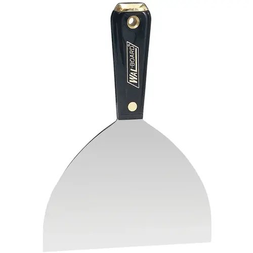 Putty Knife, 4 in W Blade, HCS Blade, Flexible Blade, Plastic Handle Putty Knife, 4 in W Blade, HCS Blade, Flexible Blade, Plastic Handle