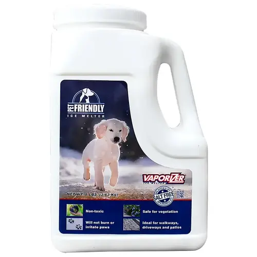 Pet Friendly Ice Melt, Solid, White, 8 lb, Jug Pet Friendly Ice Melt, Solid, White, 8 lb, Jug