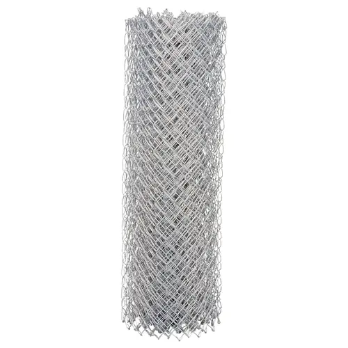 Chain-Link Fence, 36 in W, 50 ft L, 11-1/2 Gauge, Galvanized