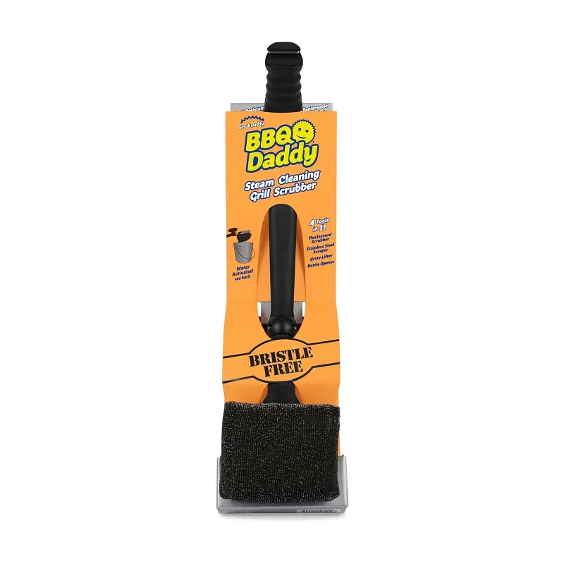 Scrub Daddy BBQ Daddy Steam Cleaning Grill Scrubber 4 in L Brush 5-1/2 in W Brush Foam Bristle - pack of 6 FG2100001006CS0EN-XCP6 Scrub Daddy BBQ Daddy Steam Cleaning Grill Scrubber 4 in L Brush 5-1/2 in W Brush Foam Bristle - pack of 6 FG2100001006CS0EN-XCP6