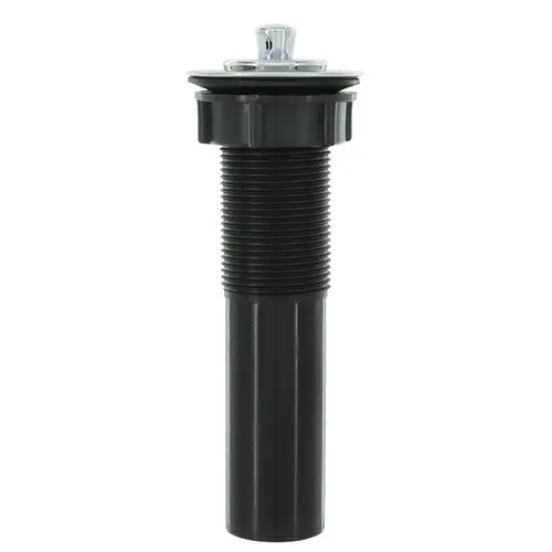 Pop-Up Drain Stopper Assembly, Plastic, Chrome, For: 1-1/4 in Sink Drains