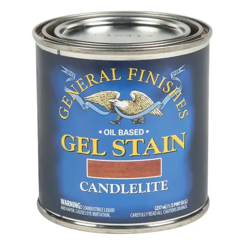 B264-UL 1/2pt Candlelight Oil Based Gel Stain Candlelite B264-UL 1/2pt Candlelight Oil Based Gel Stain Candlelite
