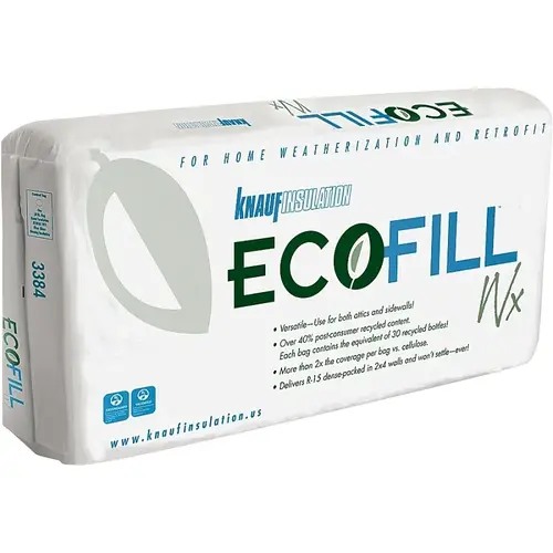 ECOFILL WX Series Insulation, 40 in L, 20 in W, Fiberglass/Steel ECOFILL WX Series Insulation, 40 in L, 20 in W, Fiberglass/Steel