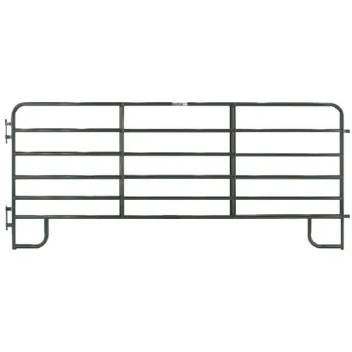 Corral Panel, 12 ft L, Steel Green