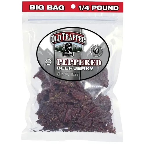 221651 Beef Jerky, Peppered, 4 oz 221651 Beef Jerky, Peppered, 4 oz