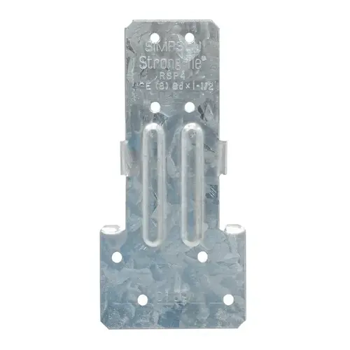 RSP Reversible Stud Plate Tie, 4-1/2 in L, 2-1/8 in W, Steel, Galvanized - pack of 100 RSP Reversible Stud Plate Tie, 4-1/2 in L, 2-1/8 in W, Steel, Galvanized - pack of 100