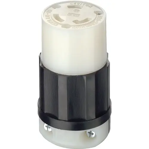 021-C2623-0PB Electrical Connector, 2 -Pole, 30 A, 250 V, NEMA: NEMA L6-30R, Black/White 021-C2623-0PB Electrical Connector, 2 -Pole, 30 A, 250 V, NEMA: NEMA L6-30R, Black/White