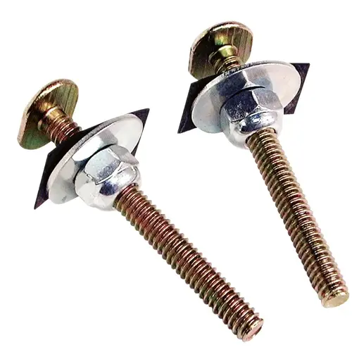 Danco Closet Bolt, 2-Piece, Brass - pack of 2