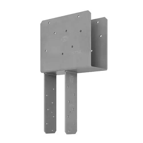 ECCQ Column Cap, 3-5/8 in Post/Joist, Steel Gray ECCQ Column Cap, 3-5/8 in Post/Joist, Steel Gray