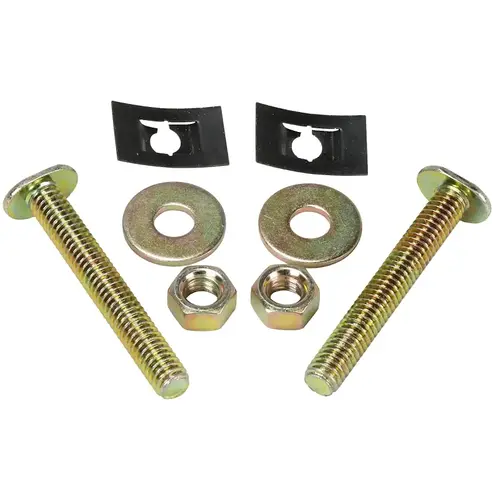 BOLT CLOSET W/N&W 5/16X2-1/4IN - pack of 2