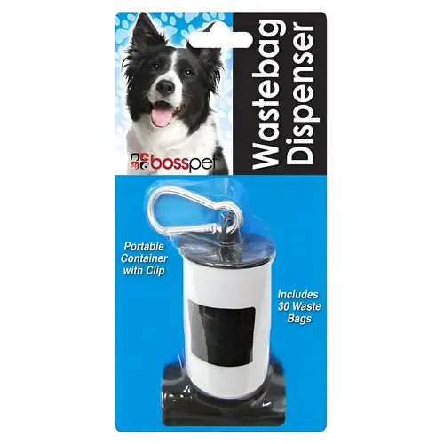 Dog Waste Bag Dispenser, Plastic, Black Dog Waste Bag Dispenser, Plastic, Black