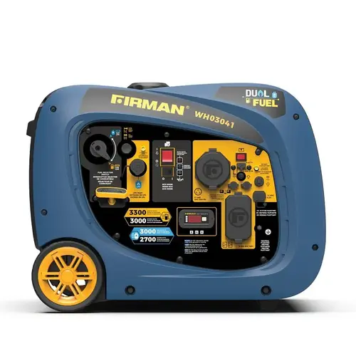 Dual Fuel Inverter Generator, Recoil-Start, 3300/3000-Watt Dual Fuel Inverter Generator, Recoil-Start, 3300/3000-Watt