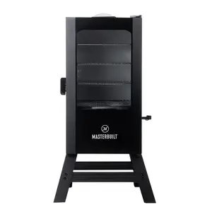 Masterbuilt MB20070122 40 In. Vertical Digital Electric Smoker with Legs Black
