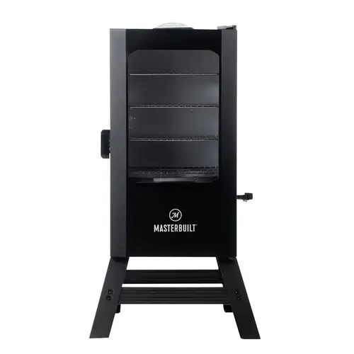40 In. Vertical Digital Electric Smoker with Legs Black