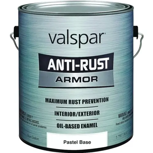 Rust Prevention Paint Anti-Rust Indoor and Outdoor Gloss Pastel Base Oil-Based Enamel 1 gal Pastel Base - pack of 2