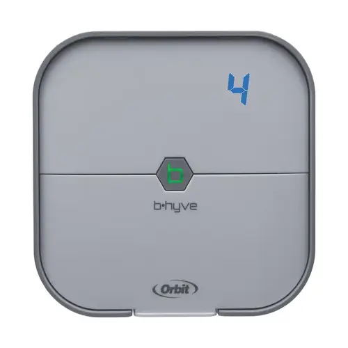 WiFi Sprinkler Timer B-hyve Programmable 4 Zone Gray WiFi Sprinkler Timer B-hyve Programmable 4 Zone Gray