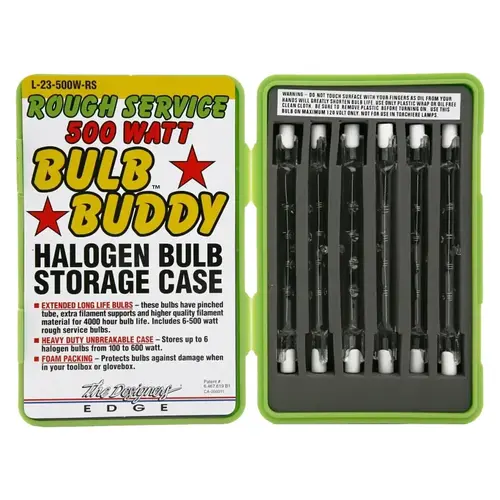 Halogen Bulb Bulb Buddy 500 W T3 Specialty 6250 lm Warm White Clear Halogen Bulb Bulb Buddy 500 W T3 Specialty 6250 lm Warm White Clear