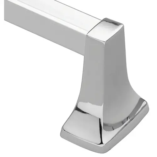 Contemporary 18" Towel Bar Bright Chrome Finish